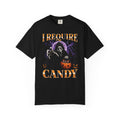 I Require Candy Halloween Ghost T-shirt | Trick or Treat Pumpkin Tee