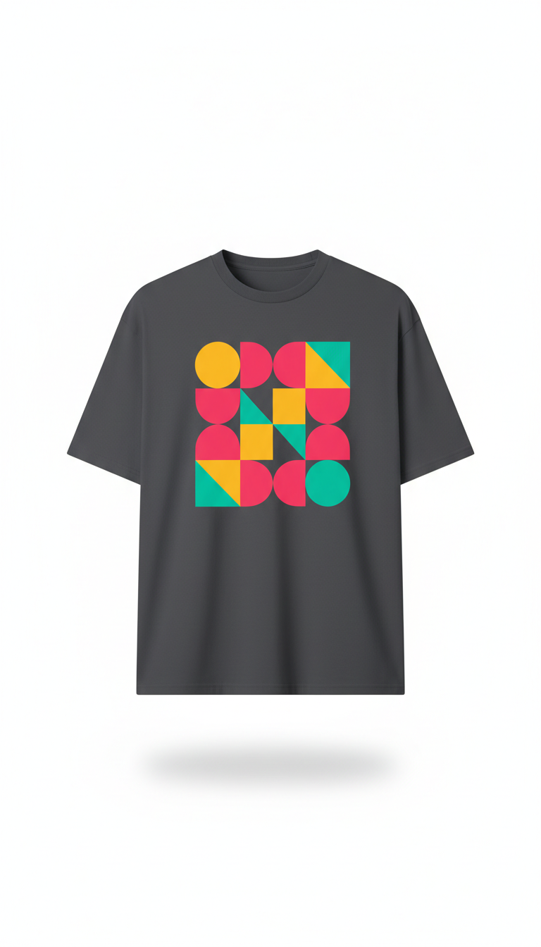 Metro mint oversized logo tee